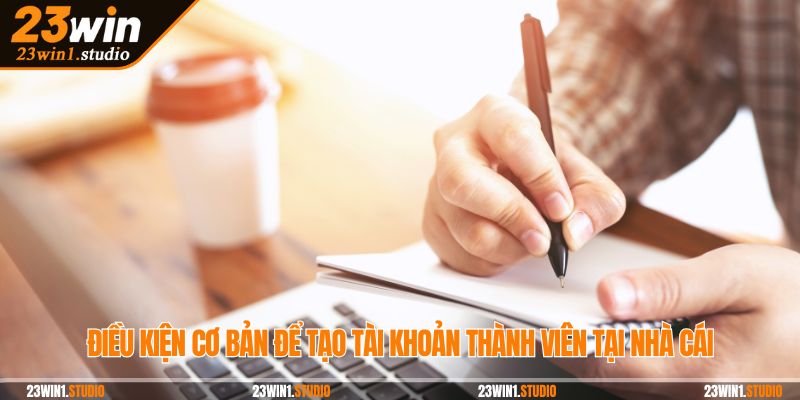Điều kiện cơ bản để tạo tài khoản thành viên tại nhà cái
