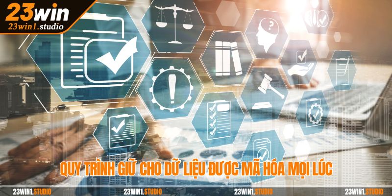 Quy trình giữ cho dữ liệu được mã hóa mọi lúc